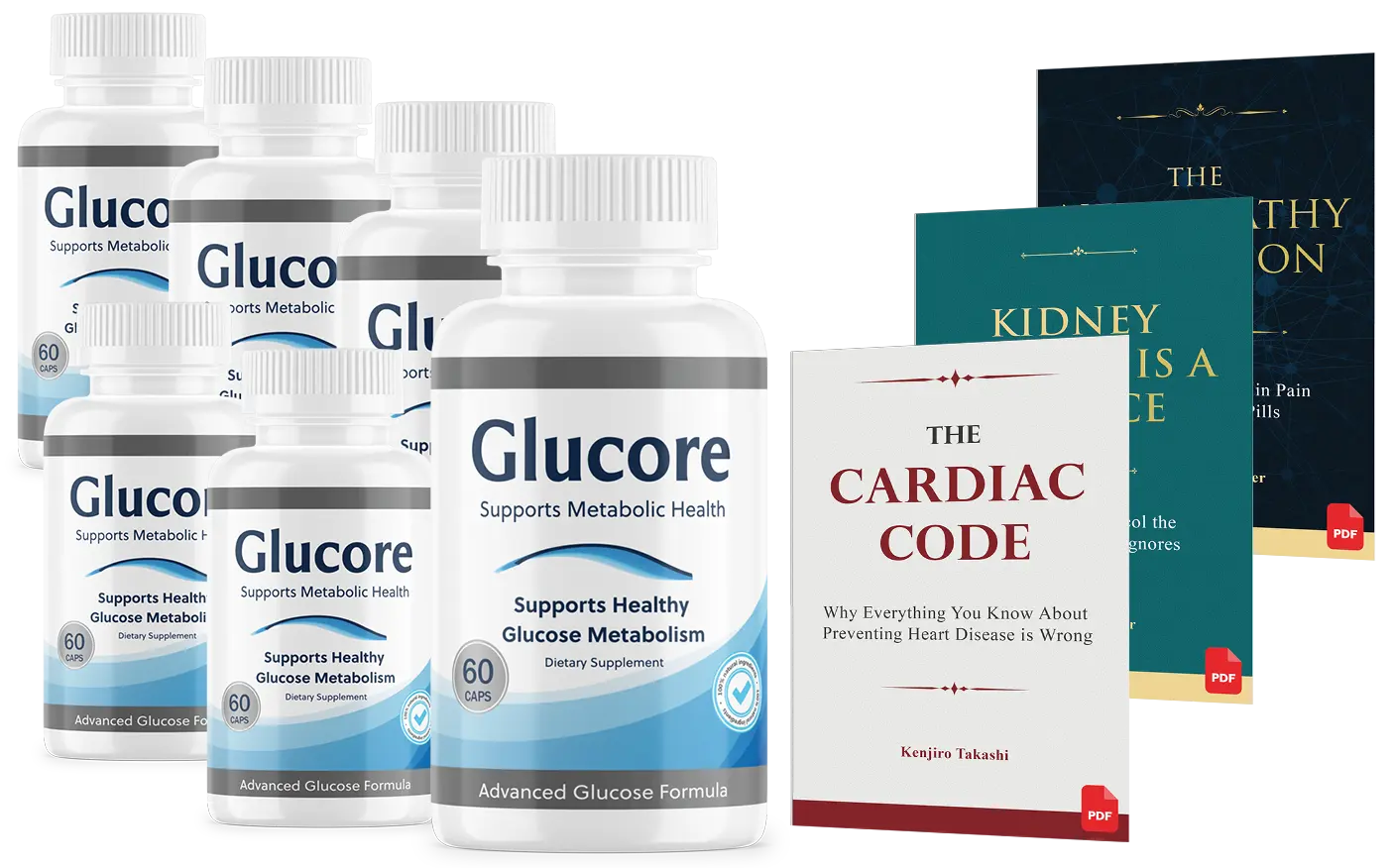 Glucore 6 bottles package